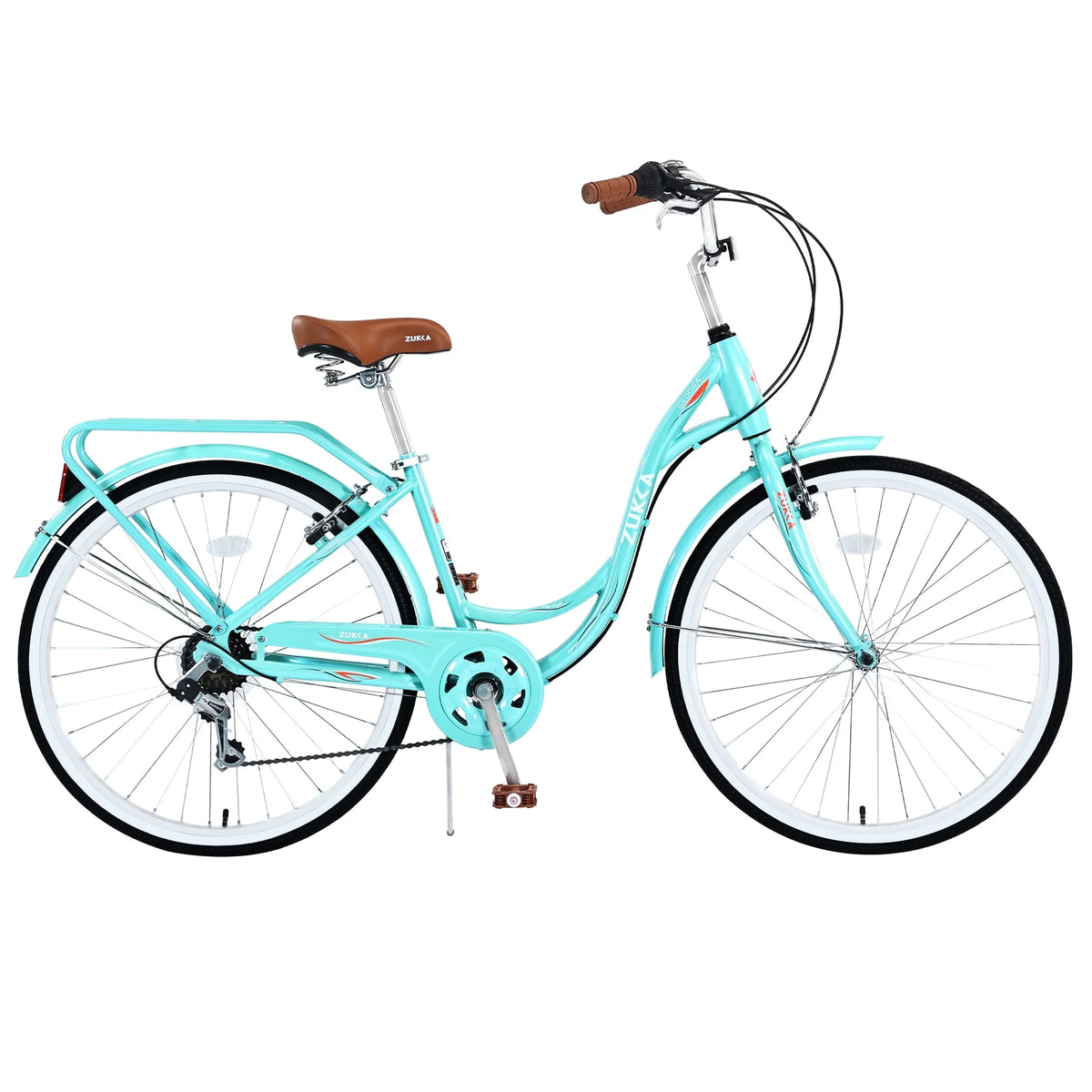 Mint Green 7 Speed Steel Frame Beach Cruiser Bike B77773