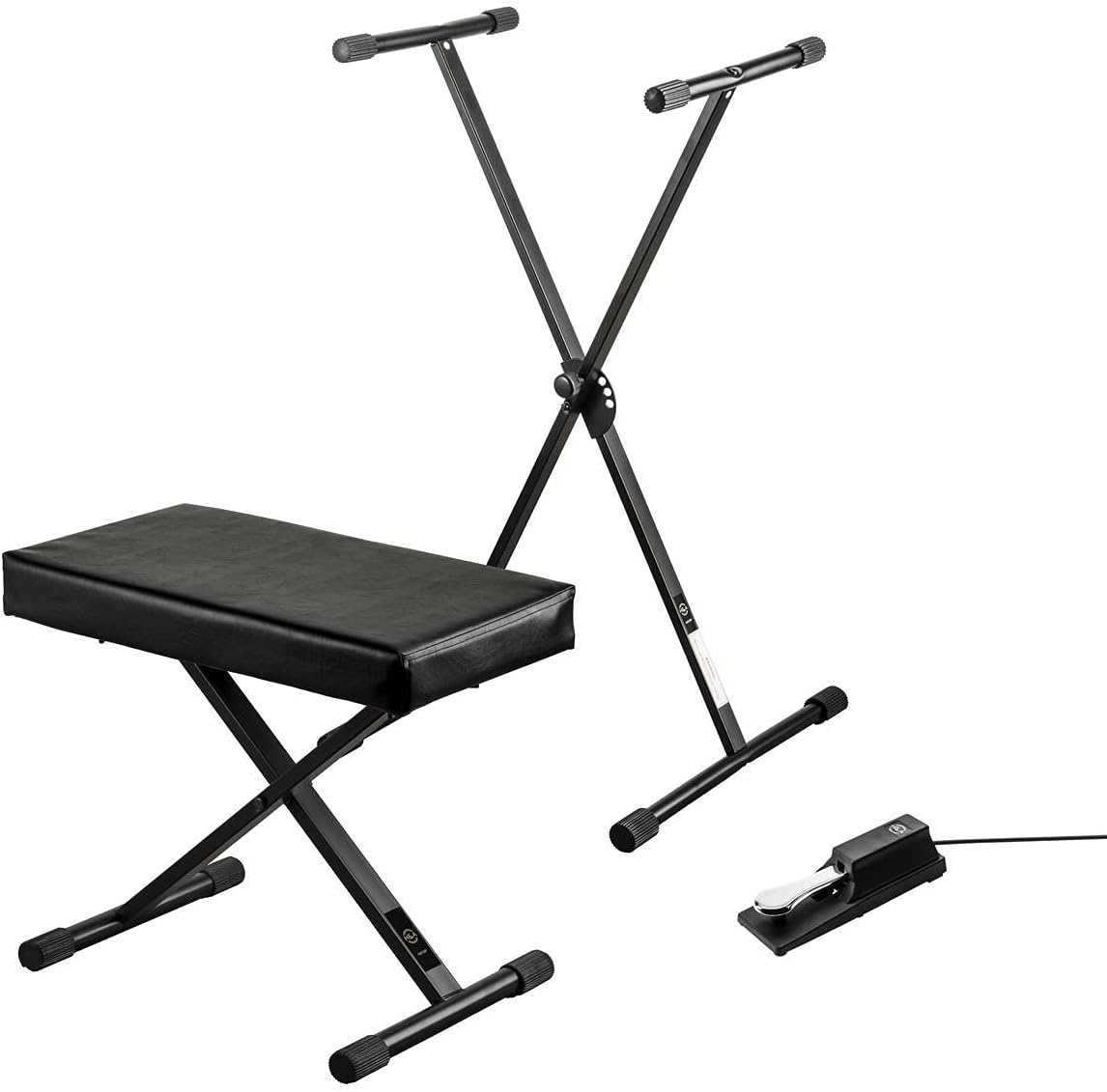 88-Key Portable Digital Piano with Keyboard Stand, Bench, Pedal, Headphones J602632