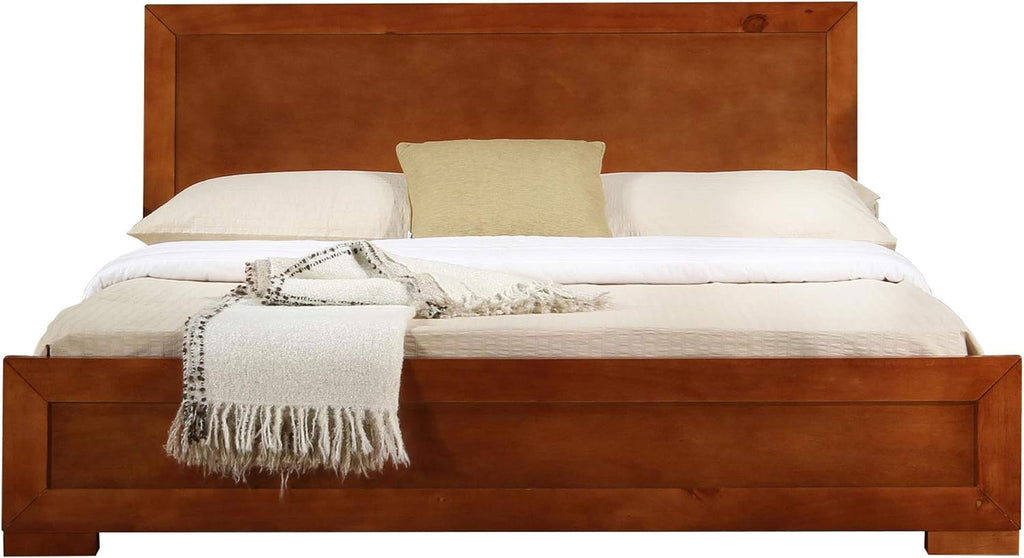 King Wooden Platform Bed J118