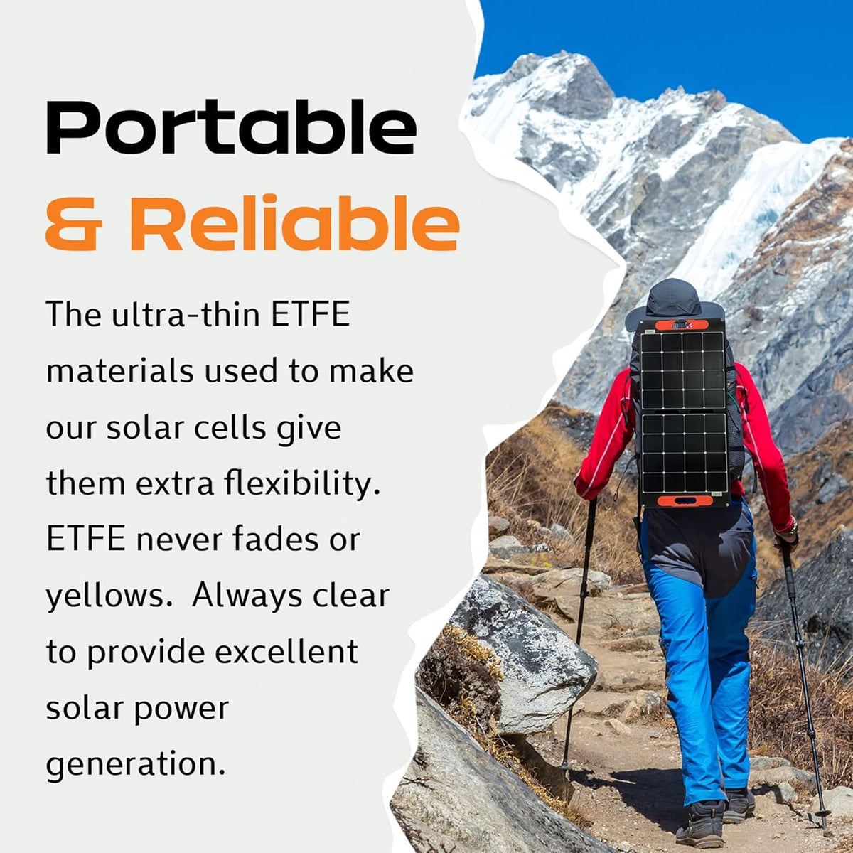 100 Watt 18 Volt Portable Foldable Solar Panel T42290