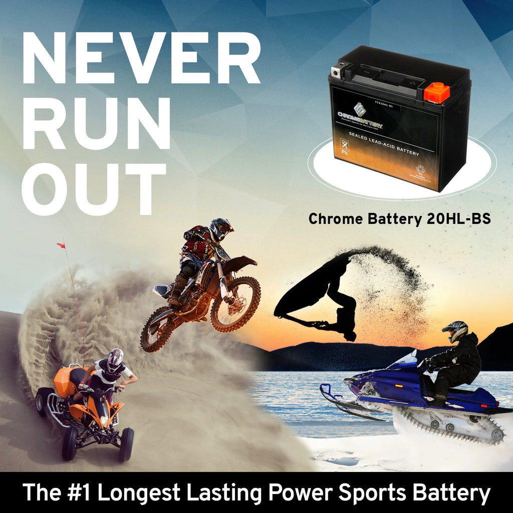 12 Volts 18 Ah 310 Cca Snowmobile Battery N8586