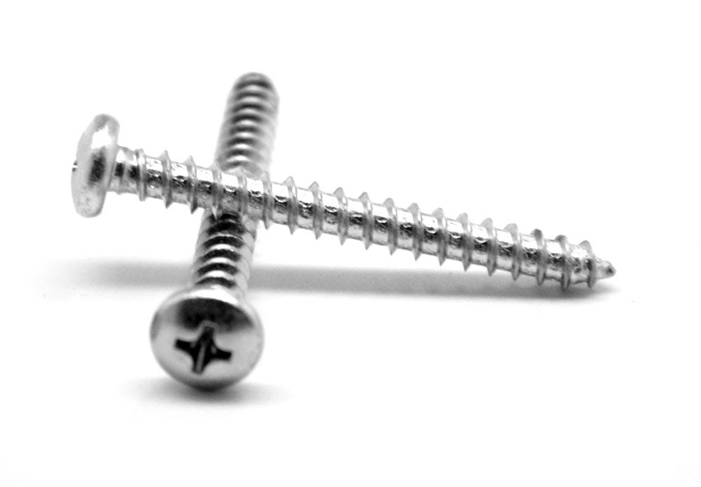 #4-24 x 3/16 Phillips Pan Head Sheet Metal Screw Zinc Plated 10000 Pk I7440