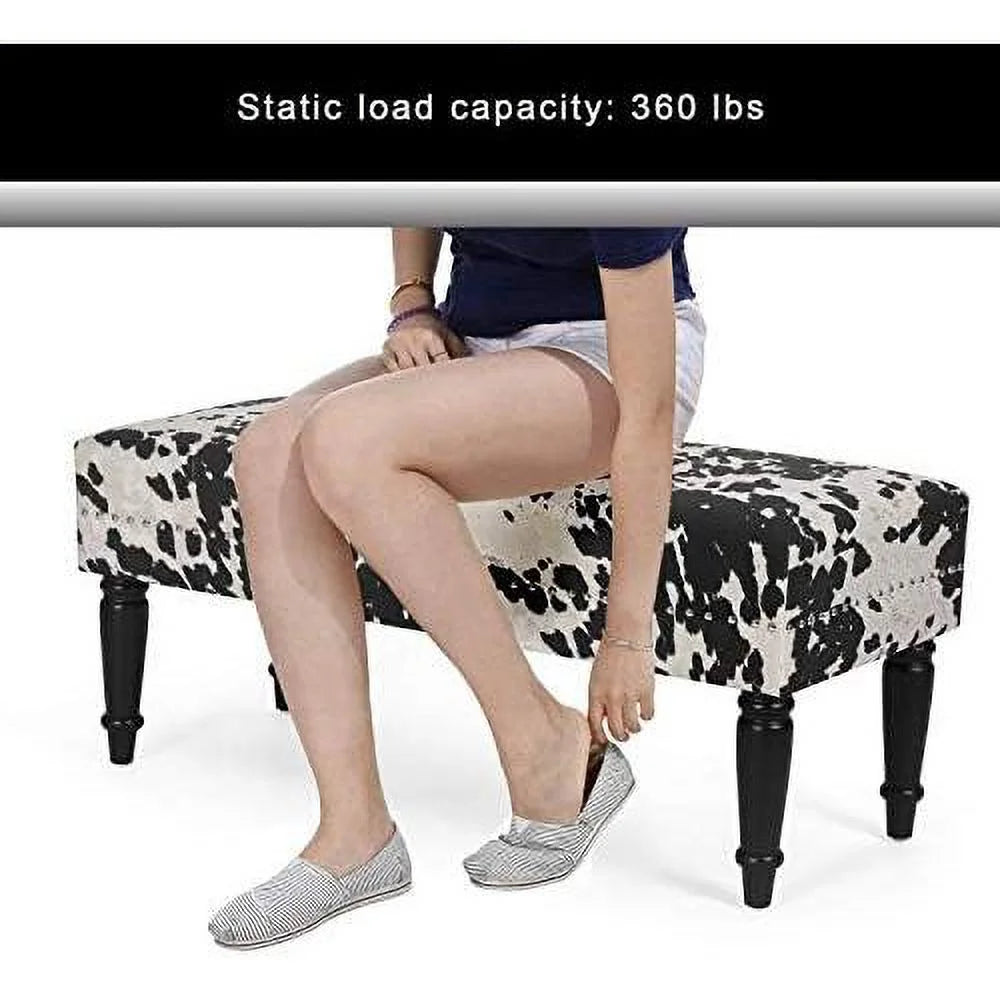 Upholstered Bench with Rivet J712210