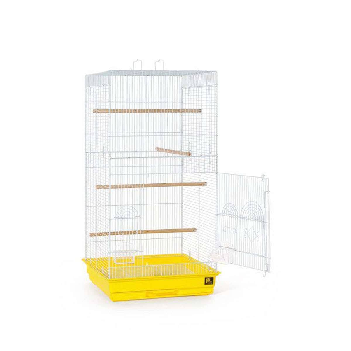 Tall Bird Cage Yellow E19860