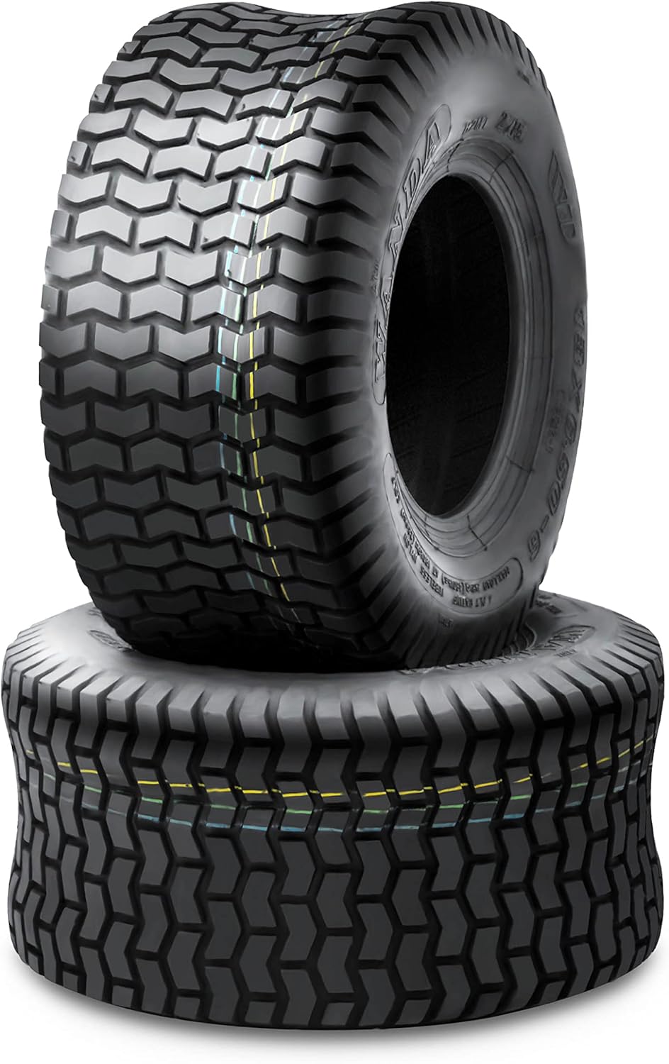 Set 2 13x5.00-6 Lawn Mower Utility Cart Turf Tires 4 ply Pack of 2 U729