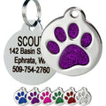 Stainless Steel Personalized Dog & Cat ID Tag X194
