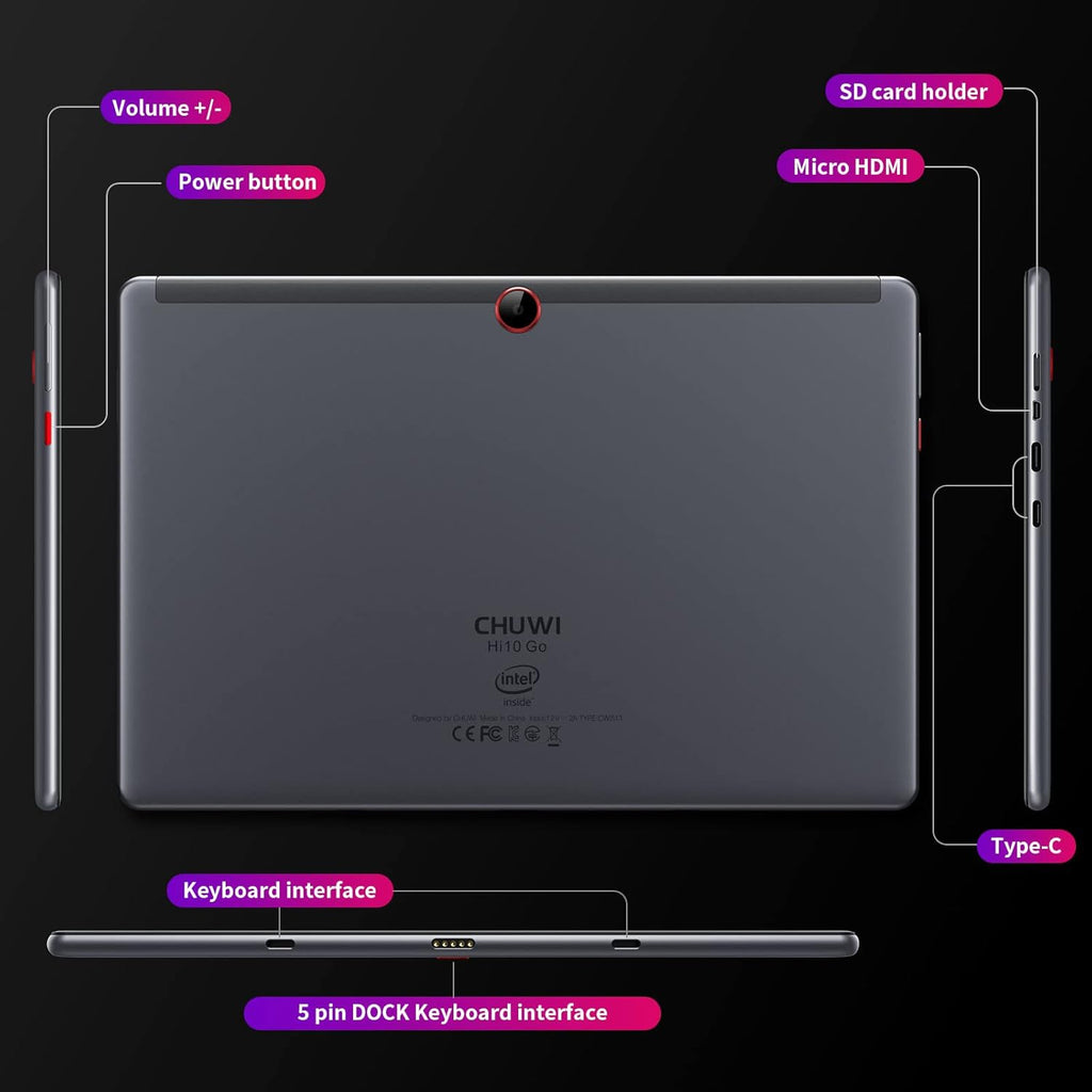 10.1 inch Windows 11 Tablet PC, 6GB RAM+128GB ROM, 1920*1200 IPS HD S397