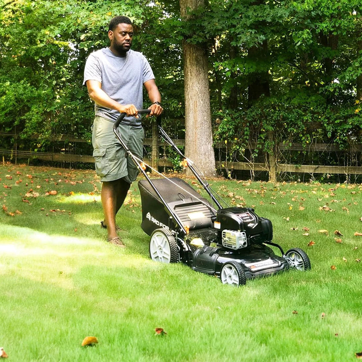 Self Propelled Gas Lawn Mower 150cc 22-inch Steel Deck 3-in-1 O142447