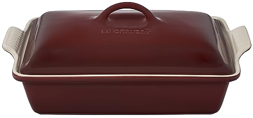 Stoneware Covered Rectangular Casserole, 4 qt. (12" x 9"), Rhone Q5151