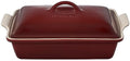 Stoneware Covered Rectangular Casserole, 4 qt. (12" x 9"), Rhone Q5151