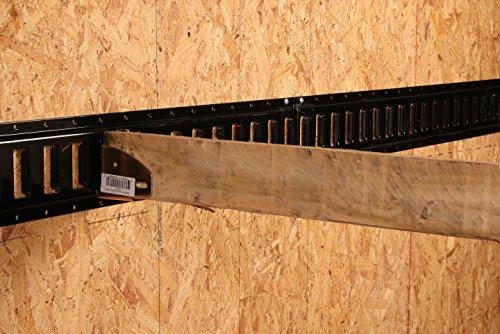 8-ft Powder-Coated Steel E Track Tie-Down Rail, Pack of 4 I889