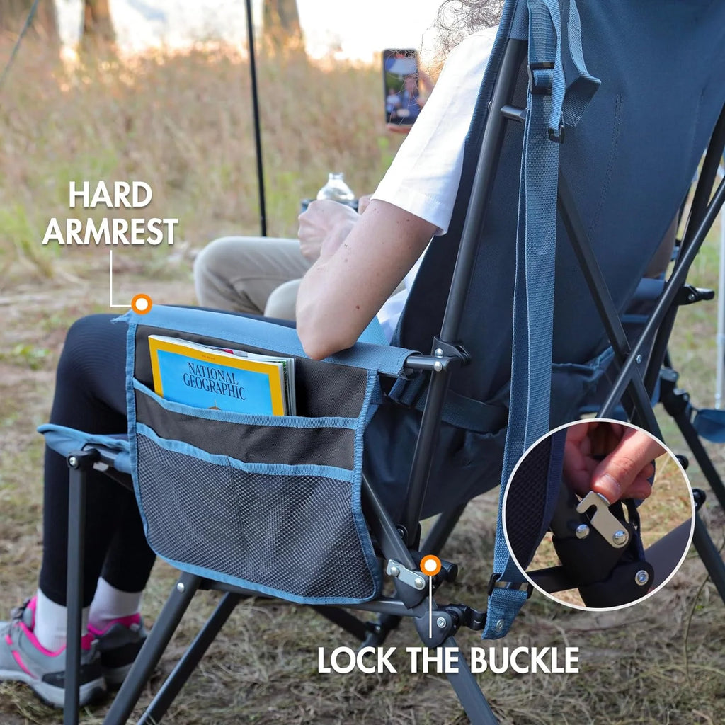Folding Portable High Back Oversized Camping Chair V413