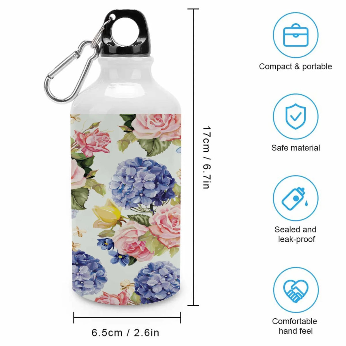 400ml Aluminum Water Bottle with Twist Cap R188