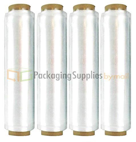 Clear Pre-Stretch Hand Wrap with Folded Edges 96-Rolls O612