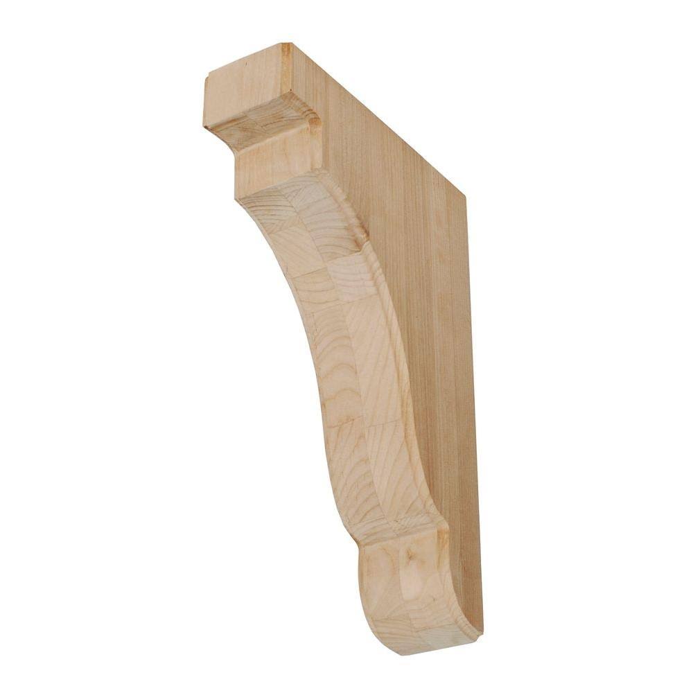 Large Plain Wood Corbel P238695