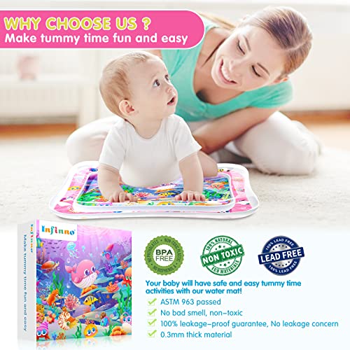Inflatable Tummy Time Water Play Mat X156