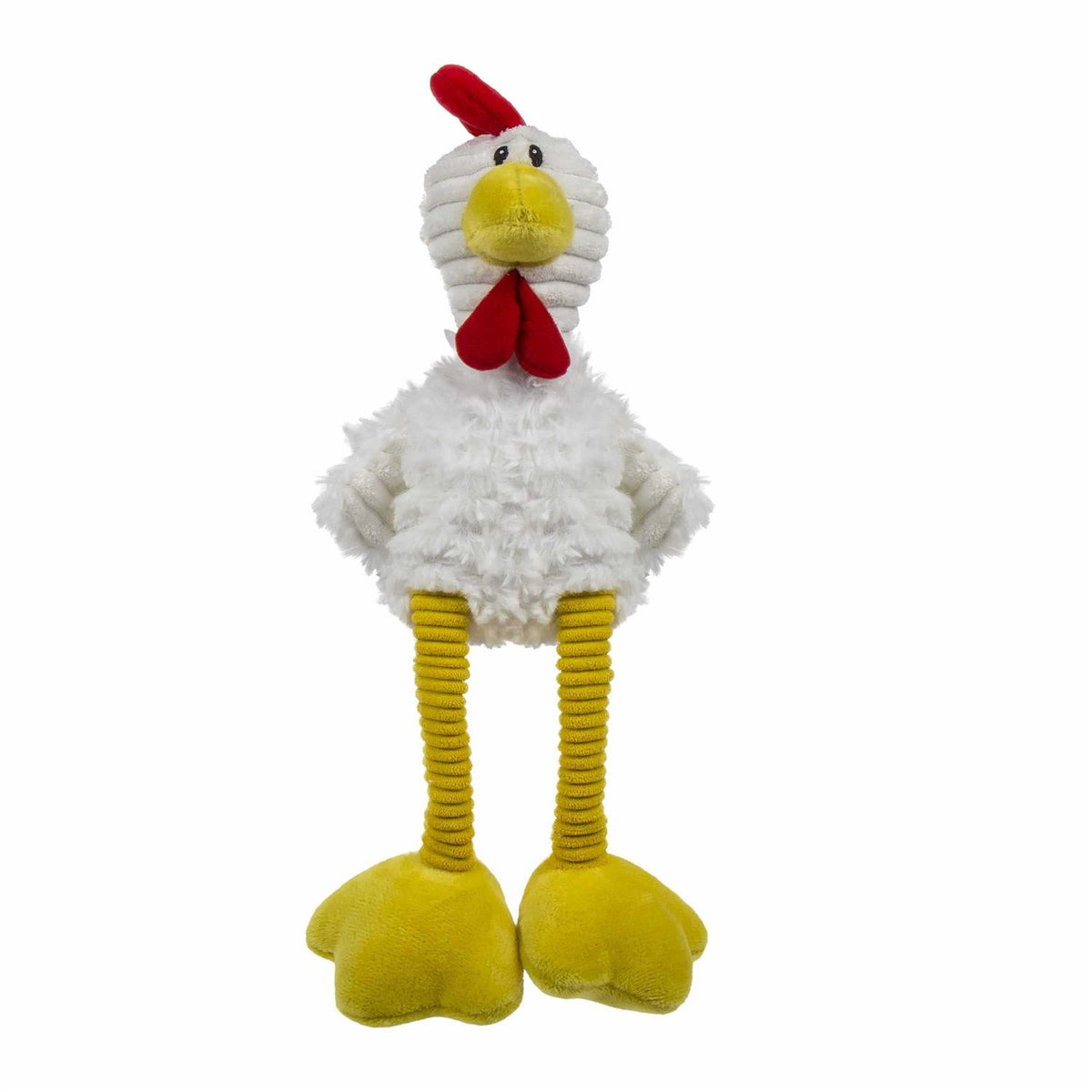 Tall Toes Plush Squeaky Chicken Dog Toy Q659