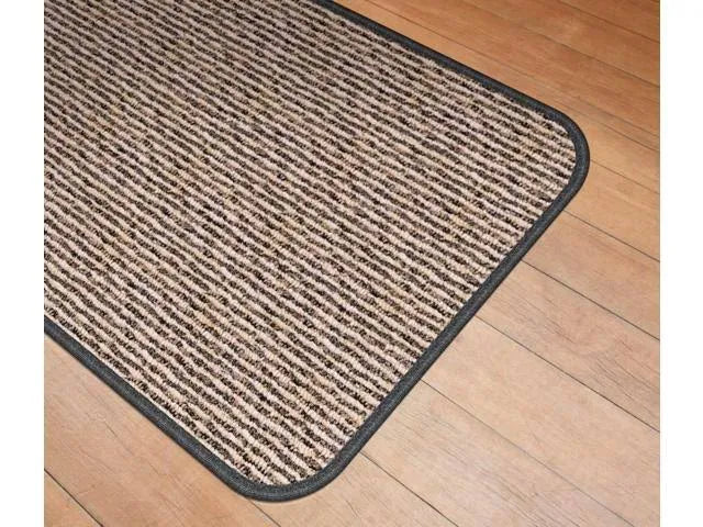 Skid-Resistant Carpet Runner Black Ripple 18 ft. x 36 in. K129