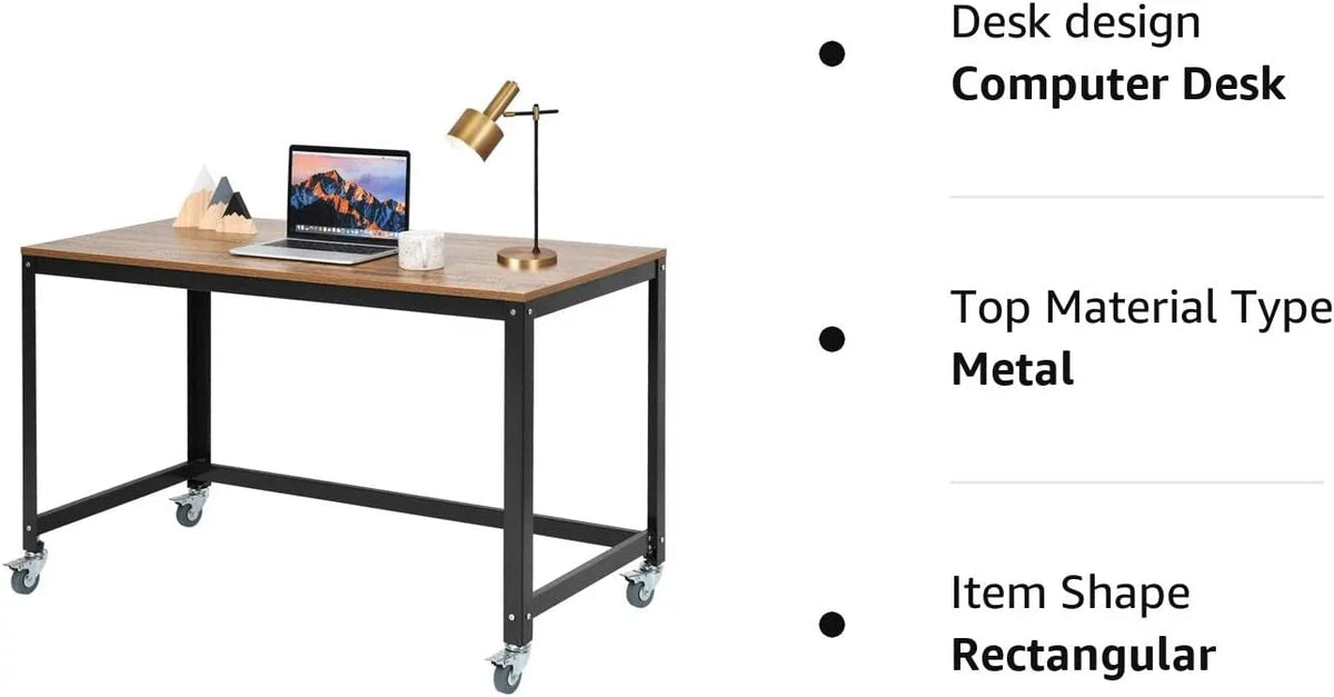 Mobile Desk with 4 Wheels I88335