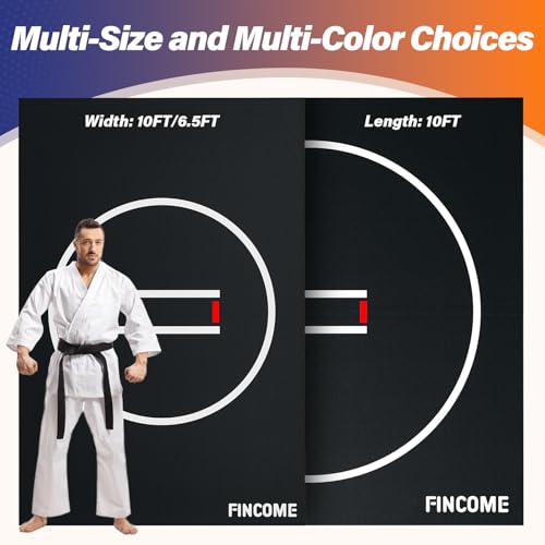 10' x 10' Black Wrestling Mat J95269