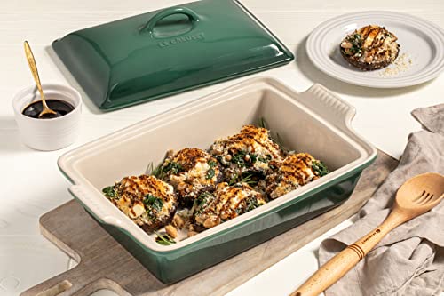 Stoneware Covered Rectangular Casserole, 4 qt. (12" x 9"), Rhone Q5151