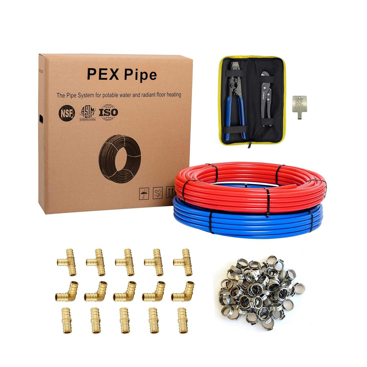 1/2 Inch 2 x100 ft Pex-b Pipe/Tubing B784