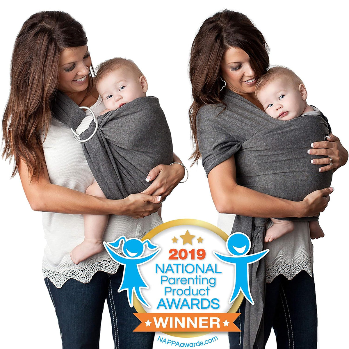 4-in-1 Baby Wrap Carrier & Baby Sling Carrier L67916