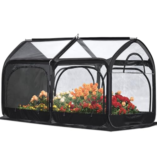 Green 8.2x4.1x4.4 FT Pop-up Greenhouse V23835
