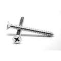 #10-12 x 4 inch Phillips Flat Head Sheet Metal Screw Zinc Plated 1000 Pk L288