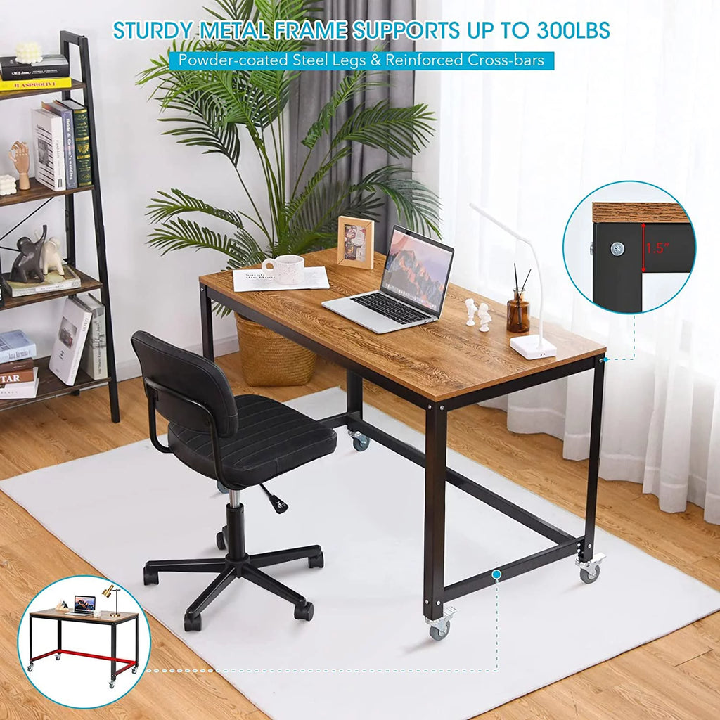 Mobile Desk with 4 Wheels I88335