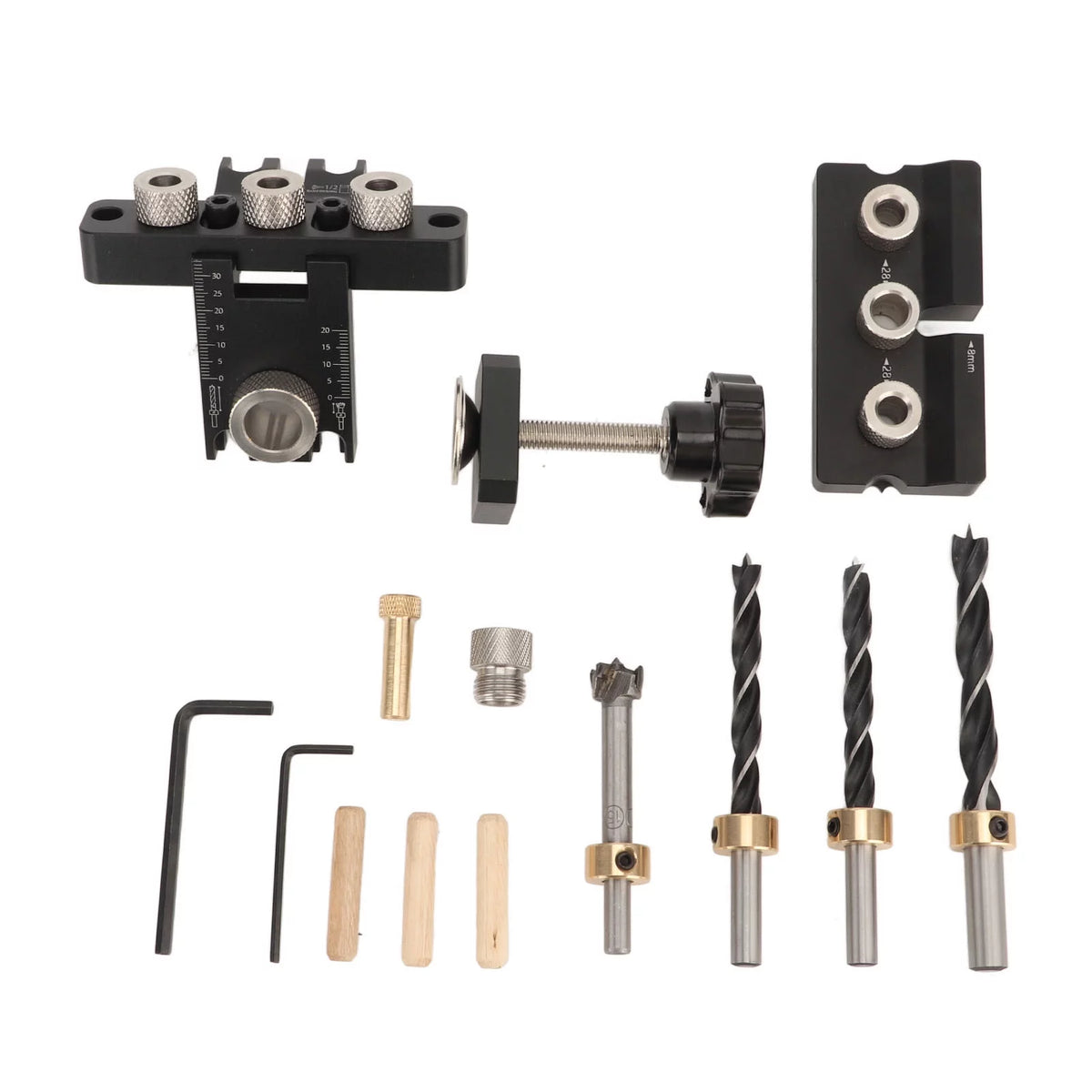 Doweling Jig Kit Aluminum Alloy Drilling Guide R118027