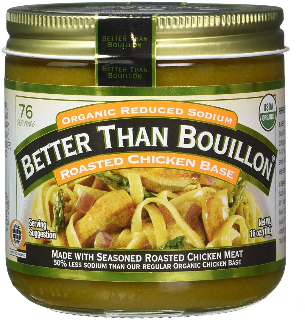 Organic Reduced Sodium Roasted Chicken Base, 16 oz S2058