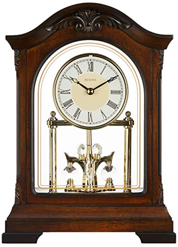 Walnut Chiming Clock O80091