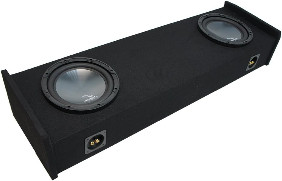 Compatible with Ford F-150 Super Cab Truck 1997-1999 Dual 10 Sub Box Enclosure J967433