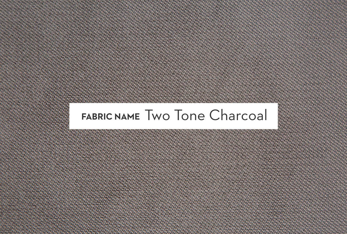 Charcoal Grey Fabric Cocktail Ottoman X9309