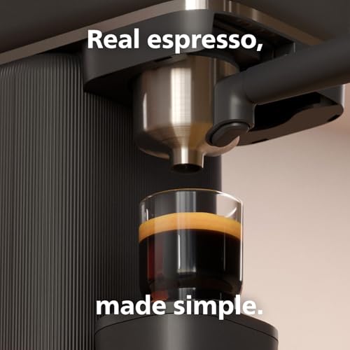 Black Espresso Machine with Milk Frother Bundle U335