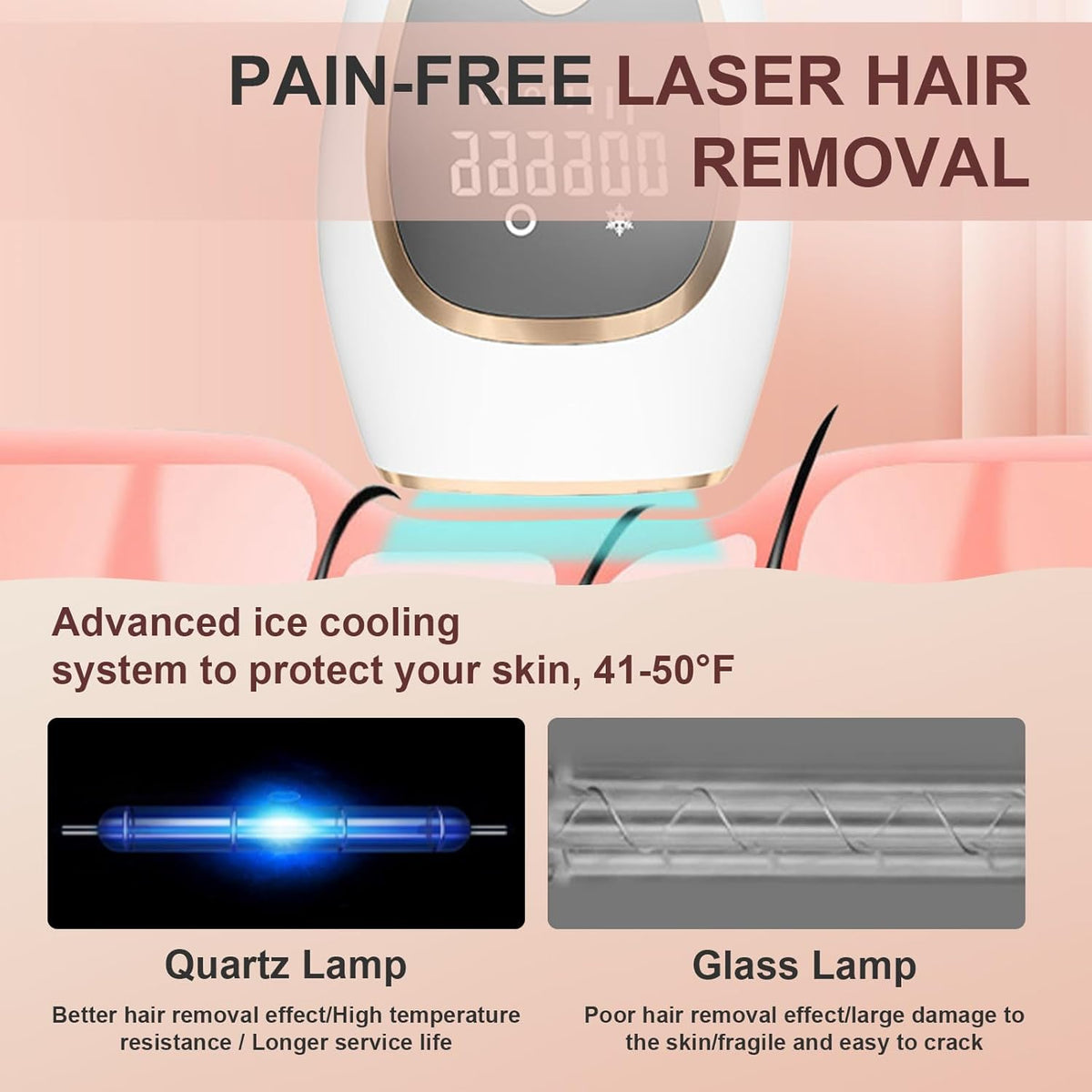 999900 Flashes IPL Hair Removal Device with Cooling System Y9437