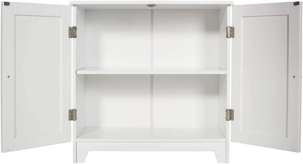 White Double Door Cabinet W740