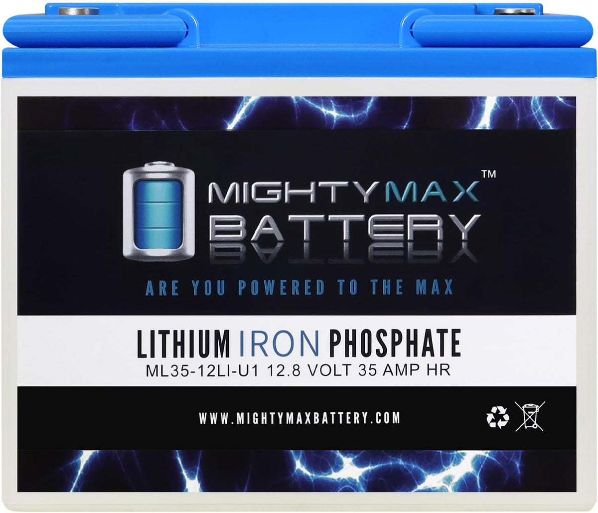 12V 35AH U1 Lithium Replacement Battery Z377258