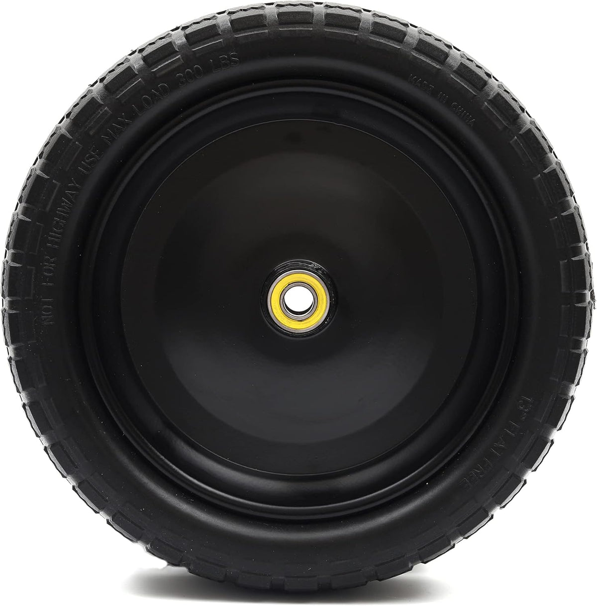 2-Pack 13'' Solid Polyurethane Flat-Free Tire and Wheel Assemblies Z482741