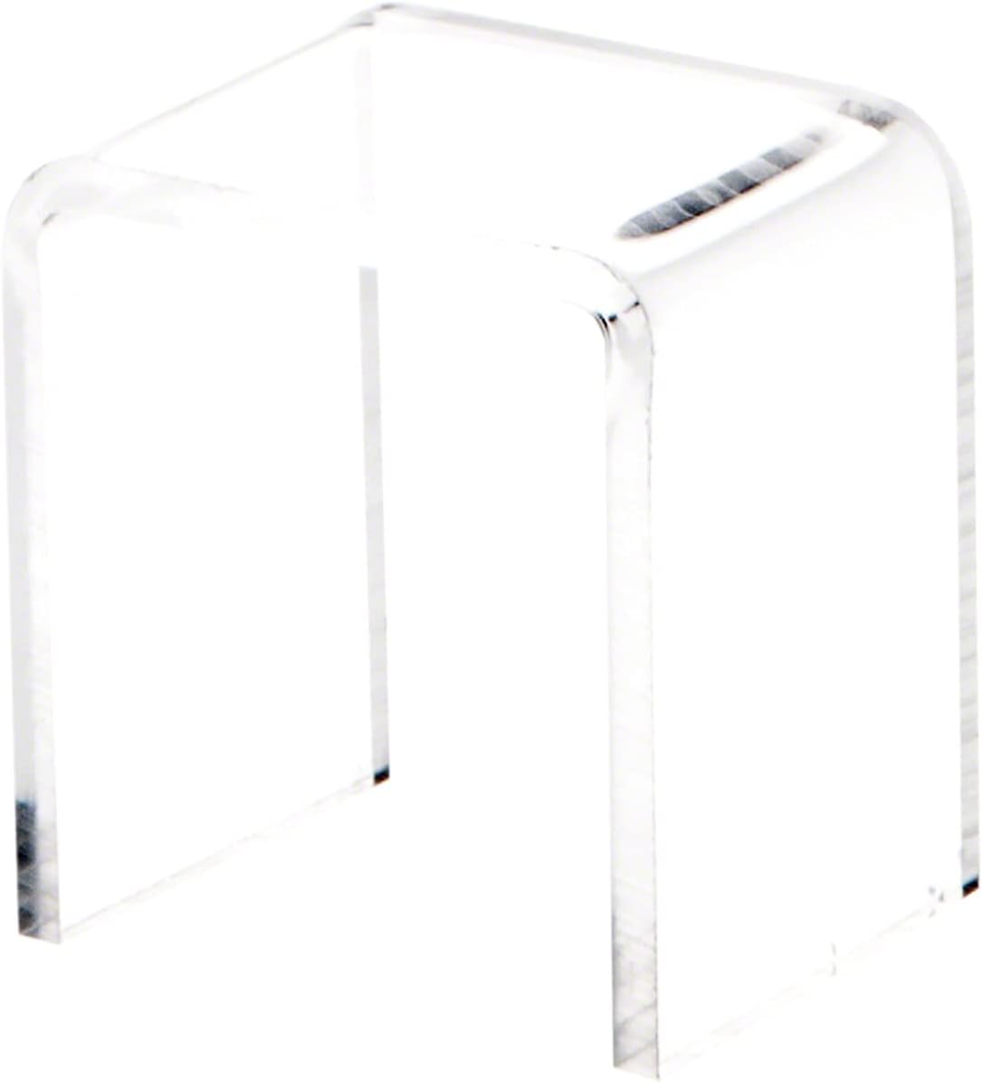 Clear Acrylic Vertical Square Display Riser, 13.5 H x 9 W x 9 D, Pack of 2 A462