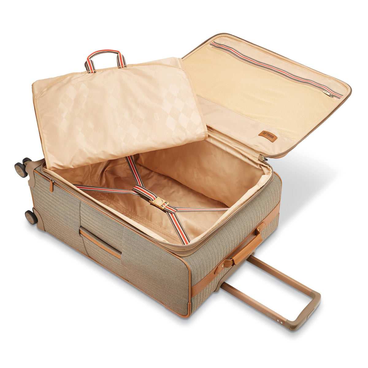 Terracotta Herringbone Carry On Expandable Spinner M17687