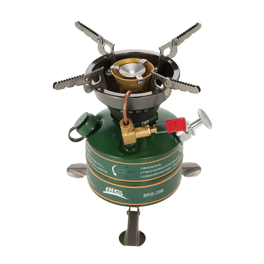 Portable Gasoline-burning Camping Furnace Cooker R2507