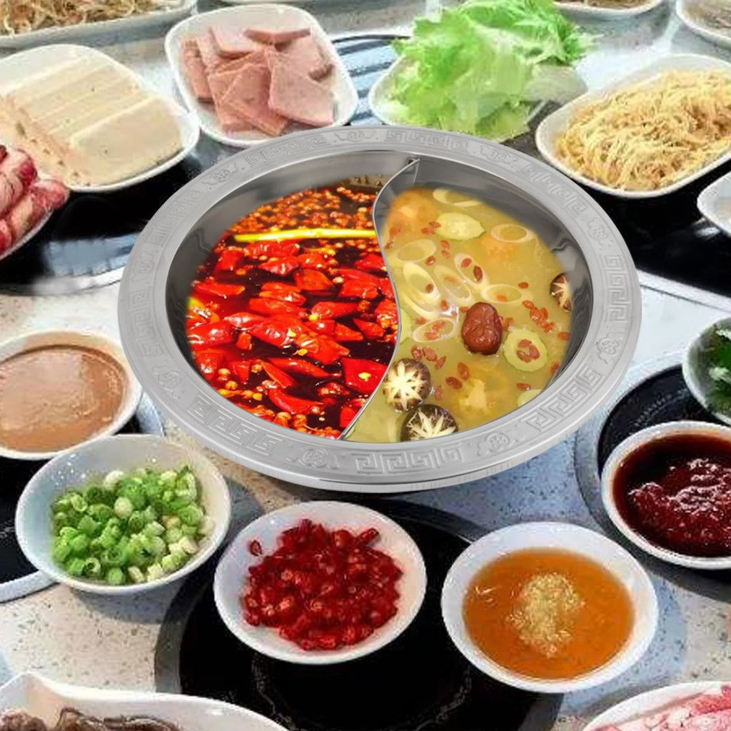 Stainless Steel Divided Hot Pot C672
