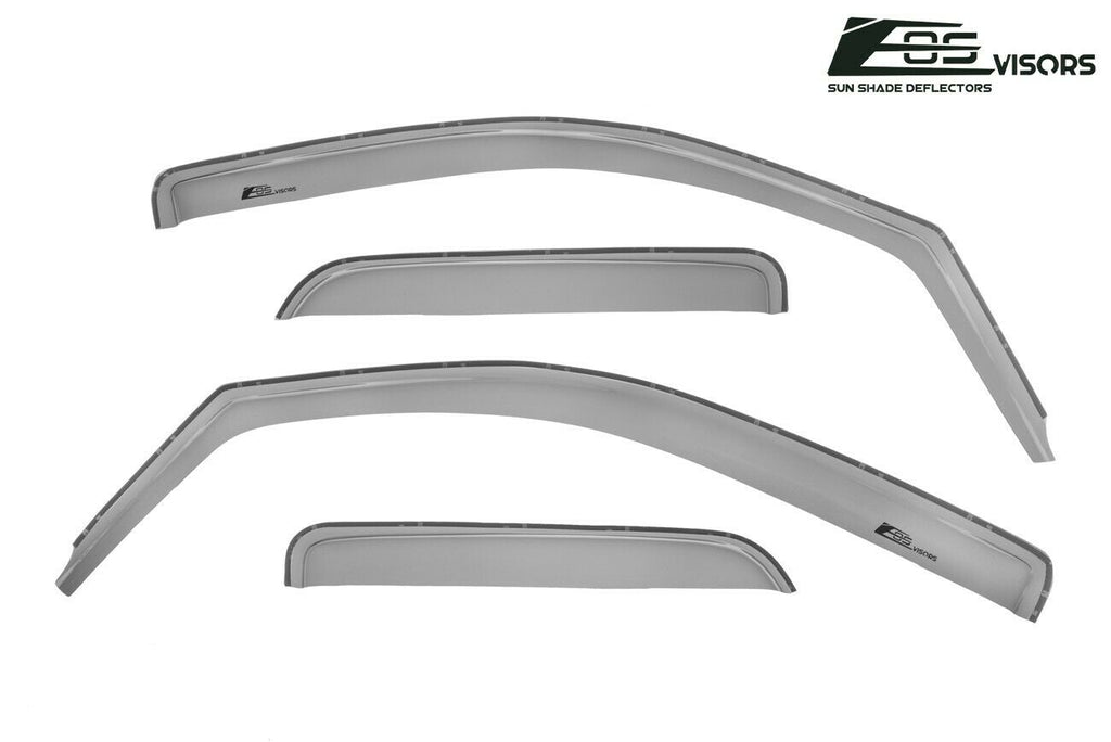 Smoke Tinted In-Channel Window Deflectors Rain Guards Z993