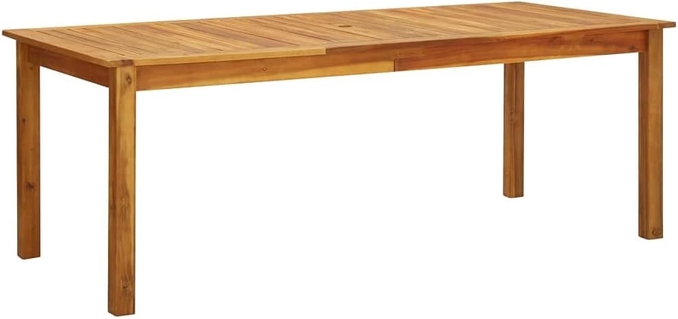 Solid Acacia Wood Garden Table 78.7 P6967