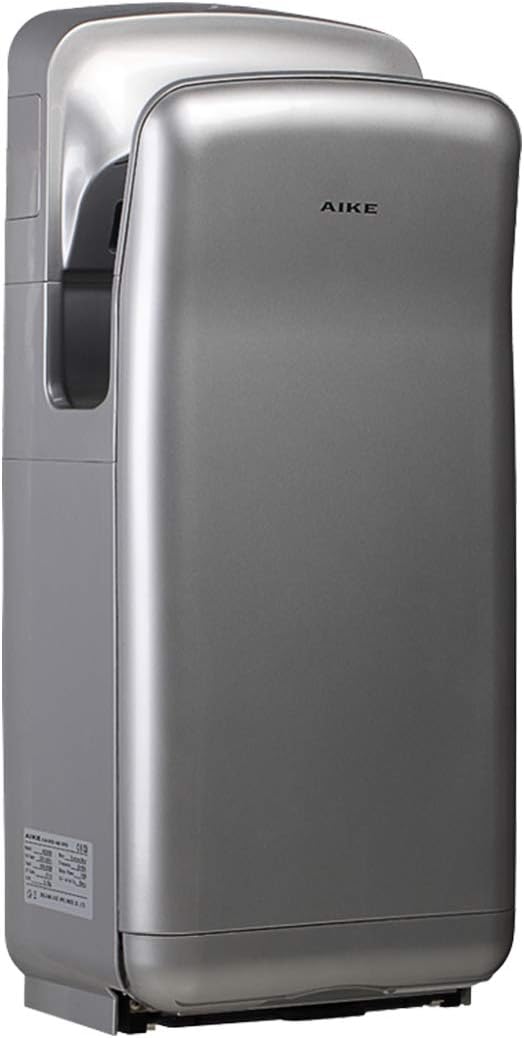 Silver Commercial Vertical Hand Dryer with HEPA Filter 110V 1850W R595