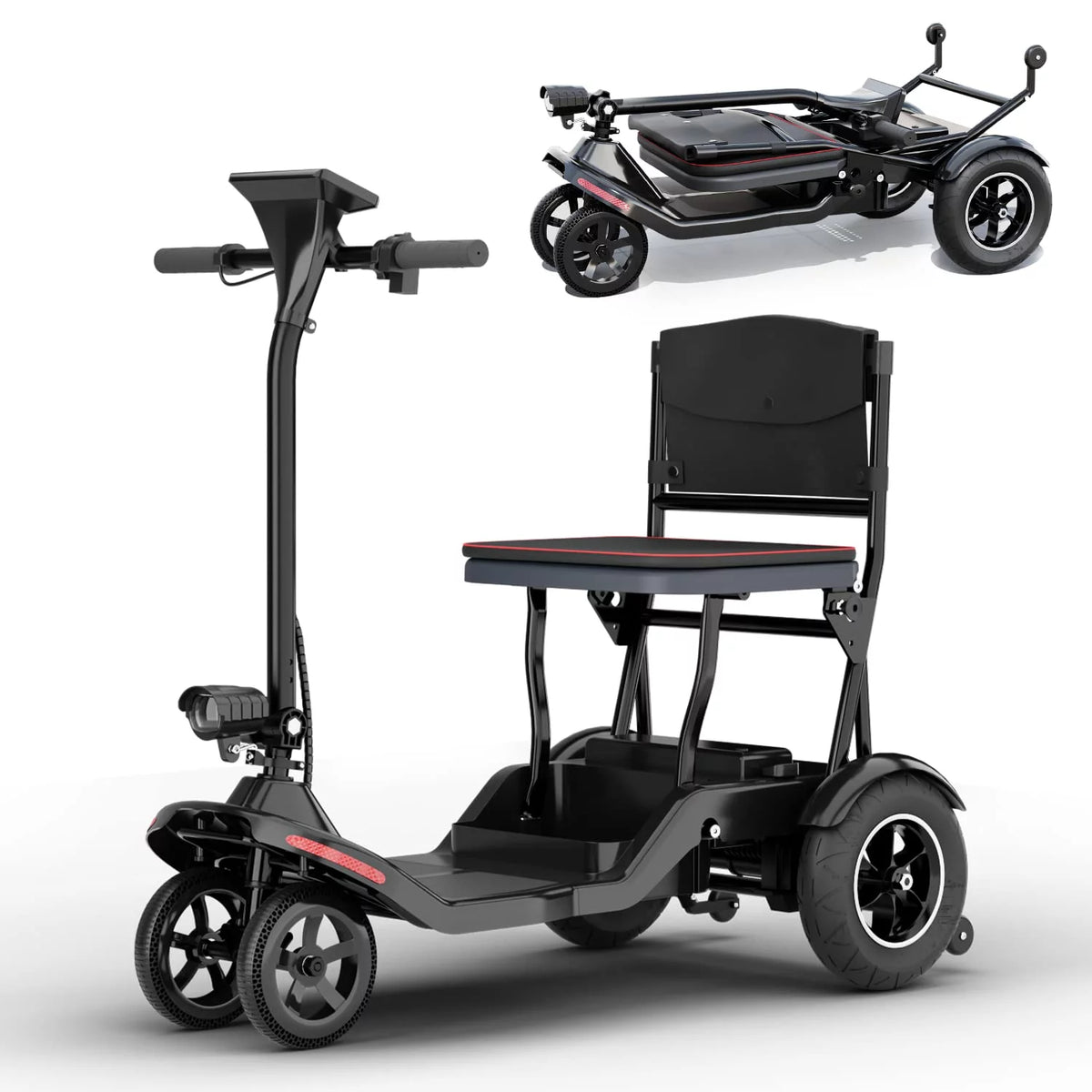 4 Wheel Portable Folding Mobility Scooter L70516