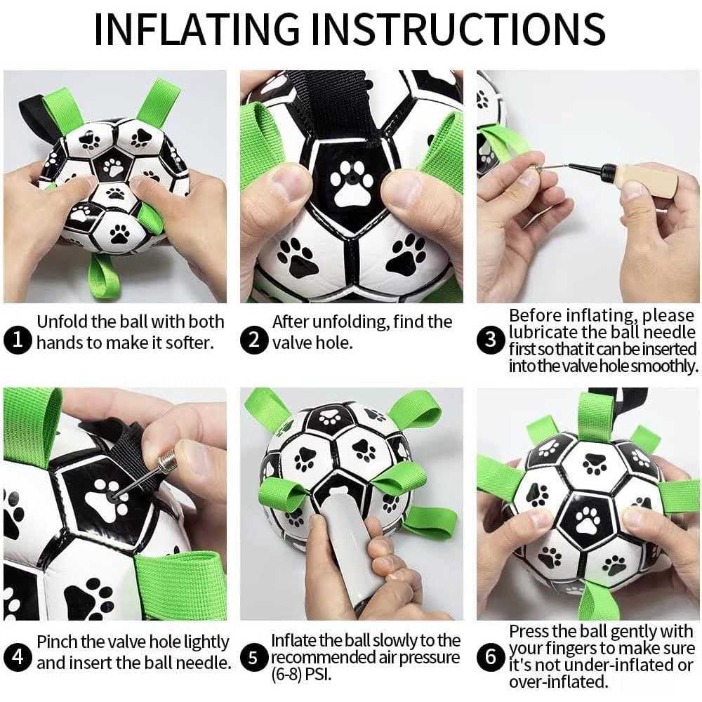Dog Toys Soccer Ball with Straps Y4120