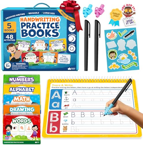 Grooved Handwriting Practice Books I1489